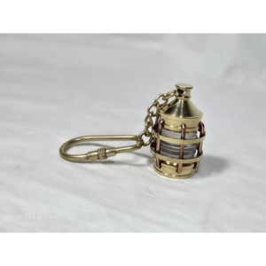 Antique Cage Lantern <b>Leather</b> <b>Keychain</b> Elegant Design for Style and Functionality - Product Image 6