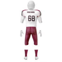 Nouvelle Arrivée 2026 – Uniforme d'équipe de football américain personnalisé en sergé brodé de haute qualité, à prix abordable, avec service OEM