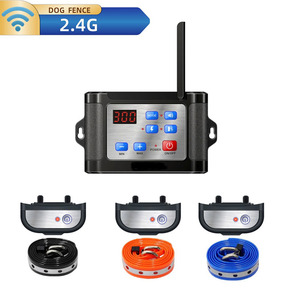 Venta al por mayor transfronteriza reciclable recargable perro mascota cerca inalámbrica electrónica noche reflectante gasa entrenamiento - Product Image 5