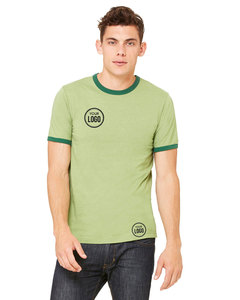 Venta al por mayor Ringer Tee Retro cuello redondo camisa de manga corta para deportes Bella Canvas hombres Jersey manga corta Ringer Tee - Product Image 5