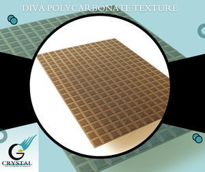 Diva Cristal Polycarbonate Durable Extérieur Toit Extérieur Hôtel Hôpital Parc Soleil et Feuilles Gaufrées - Product Image 6