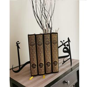 Serre-livres de table moderne en métal noir IQRA arabe calligraphie fini article décoratif calligraphique pour bureau mariage pour le Ramadan - Product Image 6