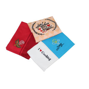 Serviette de cuisine brodée en coton égyptien Serviette de cuisine personnalisée de luxe de qualité douce pour une utilisation polyvalente - Product Image 1