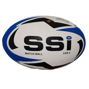 Pelota de Rugby de goma tamaño 5 de alta calidad, multicolor, impermeable, duradera, vejiga de butilo para entrenamiento y partido, opción de logotipo personalizado - Product Image 1