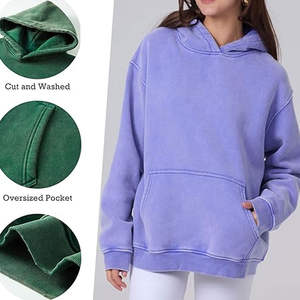 Sudadera Corta con Capucha de Algodón Bordado para Mujer, Sudadera Deportiva con Cuello Redondo para Invierno, Sudadera Corta con Capucha para Mujer - Product Image 5