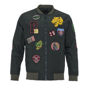 Blousons bombardiers d'hiver de haute qualité pour hommes prix de gros conception personnalisée support imprimé de logo personnalisé imperméable et écologique - Product Image 1