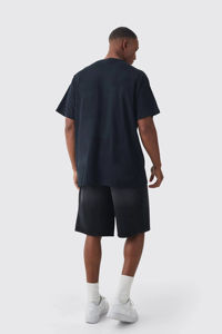 Vente en gros de t-shirts surdimensionnés tricotés 100% coton T-shirts graphiques Boxy délavés à l'acide vintage pour unisexe Stock disponible - Product Image 5