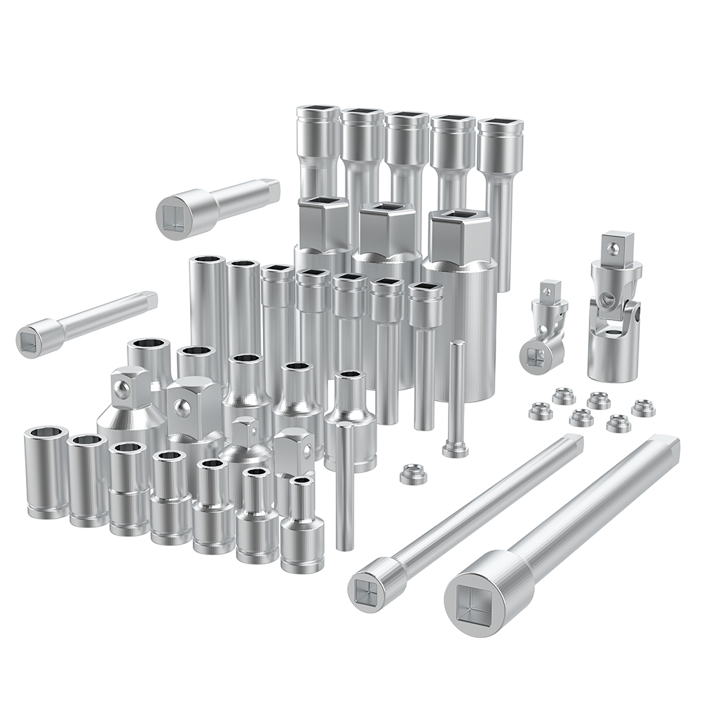 Custom CNC Turning Parts 316L Stainless Steel Precision Swiss Machined Socket Adapter Universal Joint Shaft Components