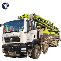 Camion pompe à béton diesel d'occasion pour la construction de grande hauteur – Solution de coulage vertical fiable, productivité 180 m³/h, portée 73 m