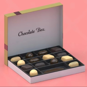 TH Boîte de chocolat élégante en carton ondulé CBB-0138 personnalisée avec gaufrage pour les cadeaux électroniques intelligents lors d'occasions spéciales - Product Image 1