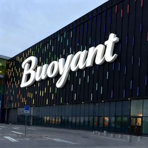 Letrero de Metal Personalizado en 3D, Letrero de Canal Exterior de Acero Inoxidable con Logotipo para Negocios en Exteriores - Product Image 1