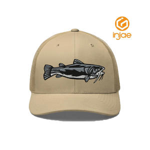 Sombreros de camionero con logotipo bordado 2D personalizado de alta calidad, 6 paneles de ala precurvada, perfil estructurado, fabricación de sombreros ODM Vietnam - Product Image 4