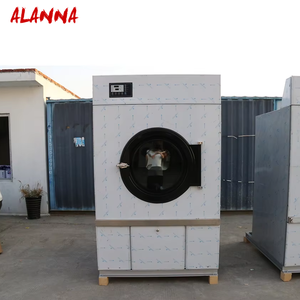 Pemanas Gas uap elektrik baja tahan karat otomatis penuh 15Kg 20Kg 25Kg 30Kg komersial muatan depan pengering cucian - Product Image 1