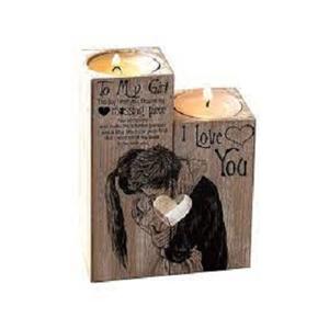 Meilleure vente bougeoir en bois pour Festival ferme décor à la main Table à manger cuisine bougeoir en bois pilier support - Product Image 2