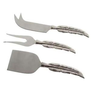 Elegant Modern Design Stainless Steel Gold Plated <b>Cheese</b> <b>Knife</b> <b>Set</b> with <b>Cheese</b> Slicer <b>Cheese</b> Spreader Salad Servers Handmade - Product Image 3