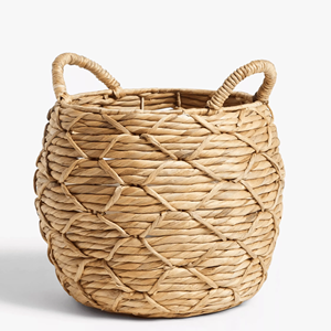 Water hyacinth <b>plant</b> <b>basket</b> with handle, hanging planter home decor accessory, highly aesthetic, wholesale available - Product Image 1