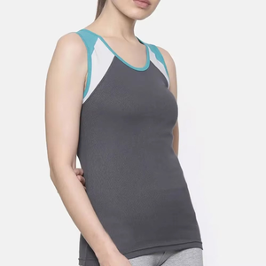 Camiseta sin mangas de gimnasio de tamaño personalizado para mujer, novedad de 2025, camiseta sin mangas deportiva recortada, chaleco deportivo para ejercicio, camisetas sin mangas cortas de Yoga para mujer - Product Image 1
