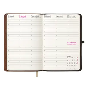 Calendario Promozionale 2026, Agenda Settimanale con Copertina Personalizzata in Pelle PU - Product Image 6