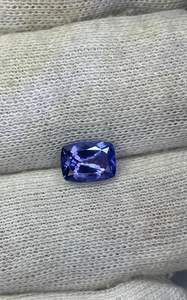 พลอยแทนซาไนต์ธรรมชาติคุณภาพดีที่สุด ทรงคุชชั่นเจียระไน สำหรับทำแหวน จี้ และต่างหู พร้อมจำหน่าย - Product Image 4