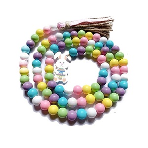 Bannière décorative en macramé Tenture murale Guirlande Boho pour chambre de filles Pépinière Baby Shower Salle de classe - Product Image 2