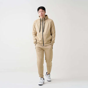 Conjunto Deportivo de Dos Piezas de Forro Polar Transpirable con Logotipo Personalizado de Alta Calidad 2025, Ropa de Invierno Lisa de Color Sólido para Hombre, Chándal Informal - Product Image 1