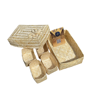 Varias ventas de cesta de ratán de bambú de alta calidad, accesorio de muebles personalizable duradero, precio especial, fabricante de Vietnam - Product Image 1