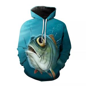 Sweat-shirt à capuche pour hommes, 100% Polyester, personnalisé, de pêche, de meilleure qualité, OEM - Product Image 6