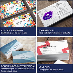 Tarjetas de visita personalizadas con logotipo e imagen para pequeñas empresas Plantilla gourmet con tarjeta impermeable personalizada - Product Image 3