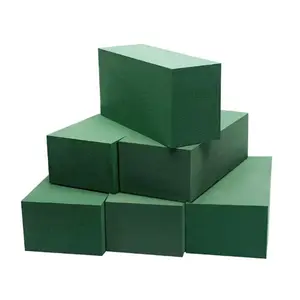 Blocs de mousse florale humide <span class=keywords><strong>Oasis</strong></span> pour arrangements floraux, blocs de boue vert pour fleurs fraîches et préservées, argile florale, mousse de fixation pour fleurs - Product Image 1