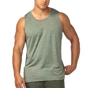 Gym 2026 <b>Men's</b> Seamless Tank Top Comfortable Regular Fit Sports Trendy Vintage <b>Singlet</b> Stretchable High Quality Custom OEM - Product Image 1