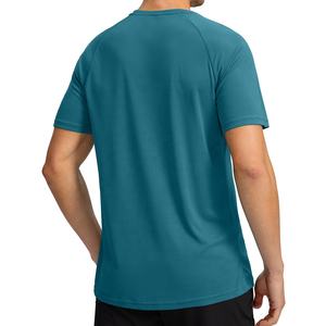 Durabilité Construit sonnerie Microfibre Nouveau Style Tissu De Refroidissement Col Rond Chemise Tricoté Gym Porter T-Shirt À Séchage Rapide Plaine Hommes Gym - Product Image 2