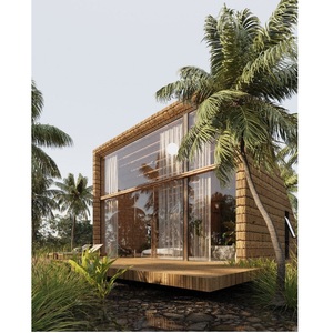 Design moderne de haute qualité NB05 Bungalow 42 m² 40HC Serres industrielles préfabriquées du Vietnam - Product Image 1