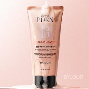 สำหรับ DAISO BY_OUR ทรีทเมนต์ PDRN สีดำ 200 มล. เพิ่มวอลลุ่ม 360 องศา สำหรับผมเส้นเล็ก ป้องกันผมร่วง - Product Image 1