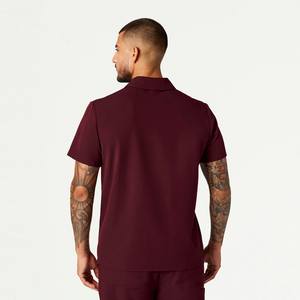 Uniformes Médicos de Lujo para Hombre, Pantalones Deportivos para Trabajadores de la Salud, Conjuntos de Uniformes Médicos con Cuello, Uniforme Médico de Hospital, Tela de Spandex/Poliéster - Product Image 3