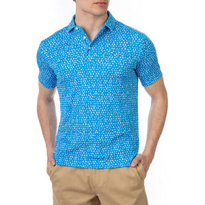 Polos en coton pour hommes de haute qualité, chemise polo décontractée à motif uni de luxe, tendance pour hommes - Product Image 4