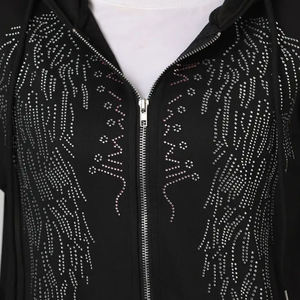 Sudadera con Capucha Personalizada de Alta Calidad con Pedrería para Hombre, 100% Algodón, Precio Razonable, Ropa de Invierno con Capucha - Product Image 3