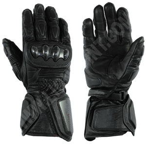Venta al por mayor nuevos guantes de moto de cuero profesional de cuero genuino Vintage motocicleta guantes de dedo completo hechos en Pakistán I - Product Image 6