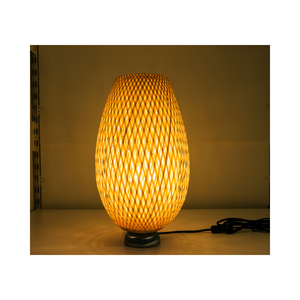 โคมไฟระย้าไม้ไผ่สานสำหรับตกแต่งห้องรับแขกโคมไฟหวายไม้ไผ่แขวนเพดาน - Product Image 2