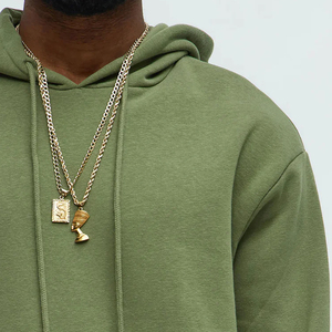 OEM Baggy Fit Casual OEM Branding Latest Design <b>Fleece</b> Hoodie <b>Thick</b> <b>Fleece</b> Drop Shoulder Cozy Winter Streetwear Wear Hoodie 2026 - Product Image 2
