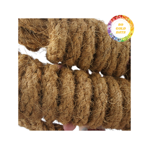 เชือกมะพร้าวดิบธรรมชาติที่ทำจากเส้นใยมะพร้าวเป็นมิตรกับสิ่งแวดล้อมสำหรับบรรจุภัณฑ์งานฝีมือทางการเกษตรแบบปั่นและการใช้งานกลางแจ้ง - Product Image 6