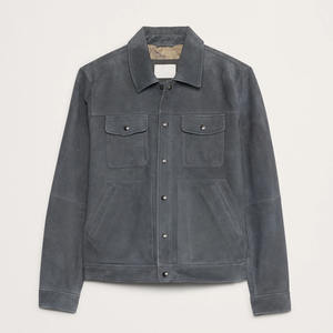 Veste d'hiver premium pour homme, meilleur prix, cuir véritable, coupe-vent, imperméable, teinture unie, devant, toutes tailles, vente en ligne disponible - Product Image 1