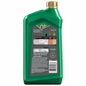 Quaker State 5W-20 Aceite de motor sintético completo 1QT Lubricante y limpiador de motor fabricado en EE. UU. - Product Image 2