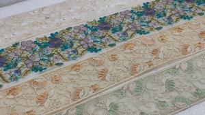 Custom made Light Pastel Embroidered Laces and Trims For Wedding Dress Bridal Gown DIY <b>Sewing</b> Craft <b>Material</b> Yards - Product Image 4