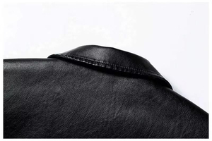 Chaqueta de Cuero para Hombre, Diseño Nuevo 2024, Estilo Motero, Corte Ajustado - Product Image 5