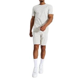 Hot Sale <b>Men's</b> Solid 2 Piece Shorts Set Short Sleeve T-shirt Sports Fitness Workout Gym <b>Clothing</b> <b>Men's</b> Summer Two Piece Set - Product Image 2