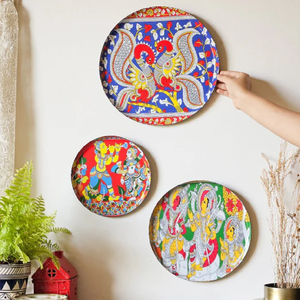 Autocollant mural en métal fer forgé style art moderne, motif fleur émaillée, noir, pour plateau de service, accessoires de Noël, vente en gros - Product Image 2