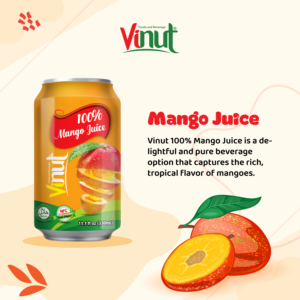   Jugo NFC 330ml, 100% Jugo de Mango de Jugo Real, Producido por una Fábrica en Vietnam (OEM, ODM) - Product Image 2