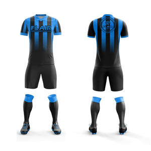 Ensembles d'uniformes de maillots de football confortables et respirants de meilleure qualité au design personnalisé Service OEM pour les jeunes joueurs de sexe masculin Coupe automatisée - Product Image 3