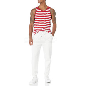 2023 Débardeur d'entraînement d'été pour hommes-Coton écologique respirant à séchage rapide avec logo et taille personnalisés - Product Image 1