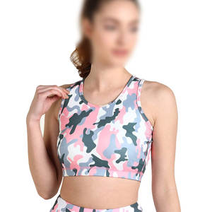 Fabrication professionnelle Designer Logo personnalisé Fitness femmes Sport soutien-gorge nouveau Design à la mode femmes Sublimation Sport soutiens-gorge - Product Image 1